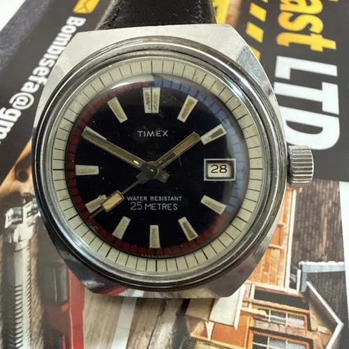 VINTAGE TIMEX MARLIN MECHANICAL WATCH MADE IN GREAT BRITAIN 1971