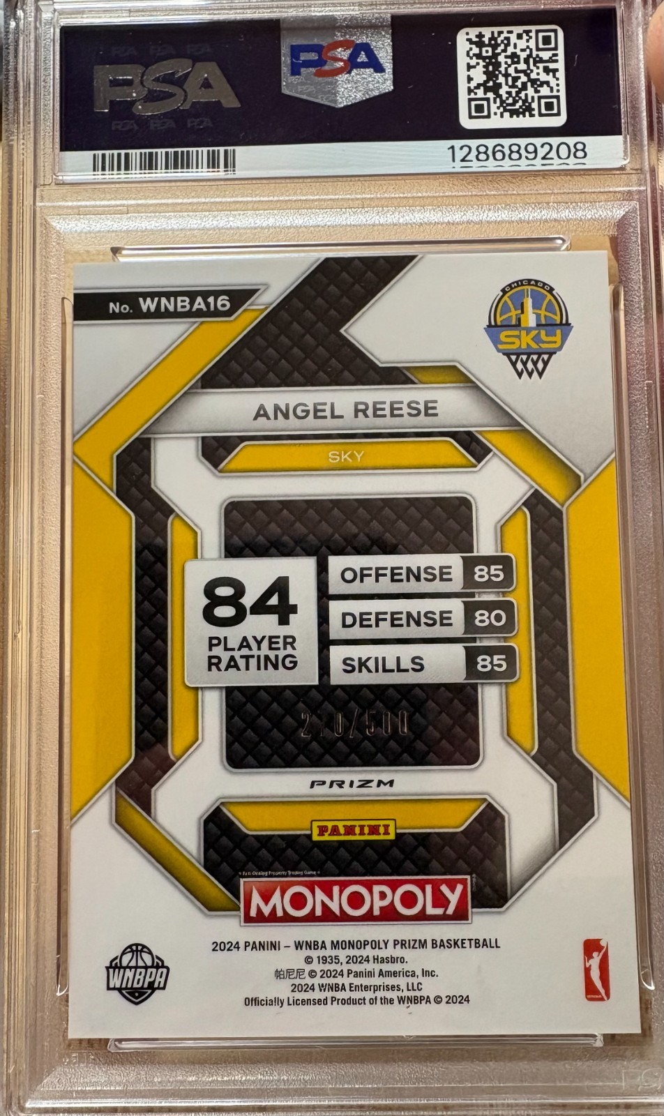2024 Panini Prizm Monopoly WNBA Angel Reese #WNBA16 view 2
