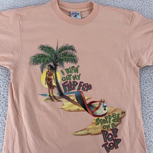Vintage Margaritaville Shirt Medium Caribbean Soul Parrot Beach Jimmy Buffet