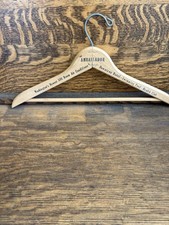 Vintage 1950s AMBASSADOR Hotel Wooden Clothing Hanger Washington DC