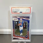 2024 Panini Absolute Football Red and Blue Keon Coleman #133 PSA 10