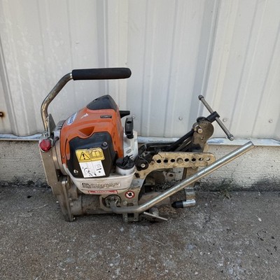 Geismar Gas Carbide Rail Drill Hornet PRZ - Vignole & Groove Quick-Clamping Vice