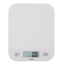 Taylor Digital Waterproof Kitchen and Food Scale with Grams  Ounces