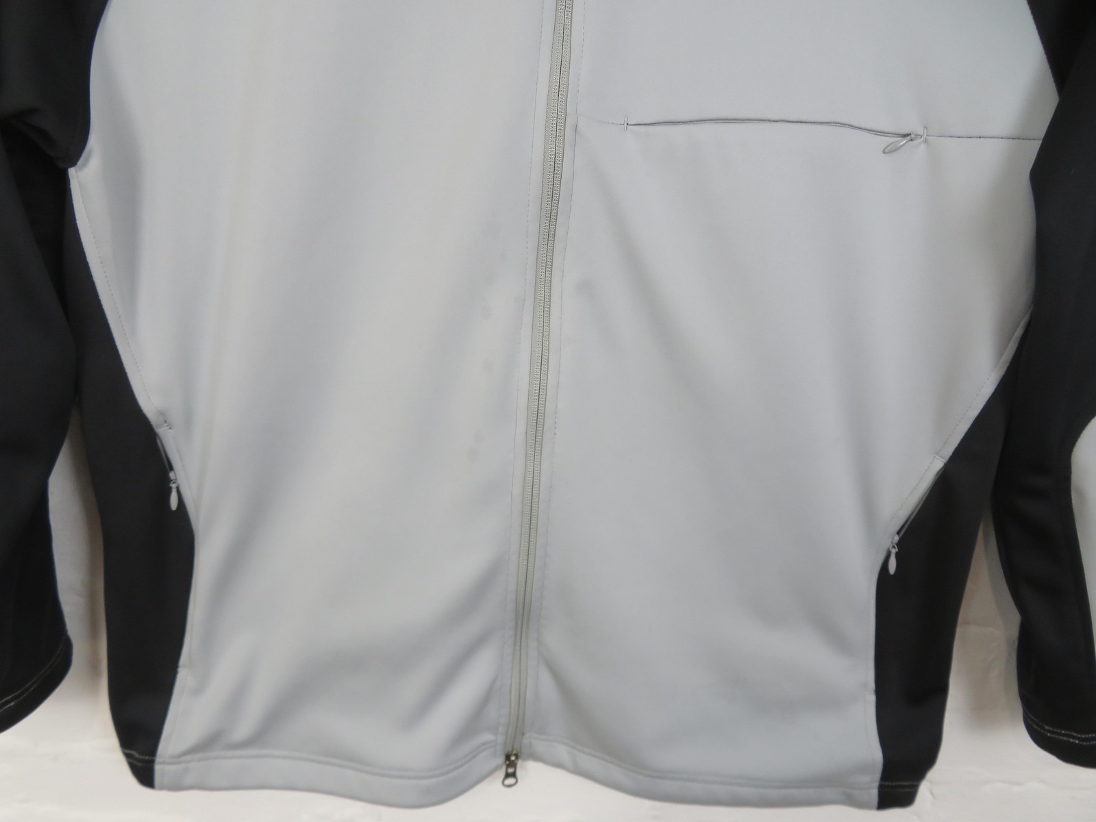 Zero Restriction Jacket Mens Large Gray Softshell… - image 3