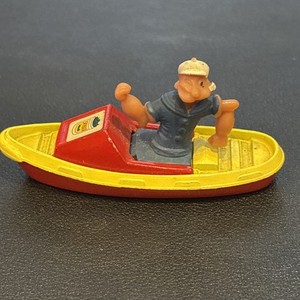 Miniature De Voiture-bateau Popeye Années 70 Par Corgi - Made In Great Britain, Occasion