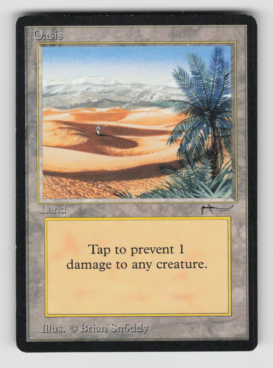 Oasis Uncommon Arabian Nights Magic: The Gathering Near Mint