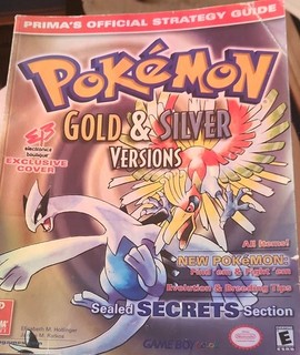 Prima Games Pokémon Gold & Silver Versions Strategy Guide Exclusive Cover 1999