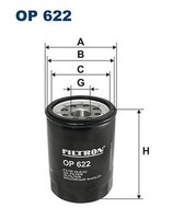 Filtron OP 622 ÖLfilter FüR Isuzu, Mazda, Mitsubishi, Opel, Suzuki, Vauxhall