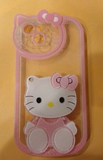 Iphone 15 Hello Kitty Case Cover With Mirror And Kick Stand To Hold Phone Up Iphone 15 Hello Kitty Case Cover With Mirror And Kick Stand To Hold Phone Up
