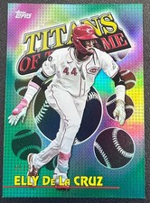 2026 Topps Elly de La Cruz Titans of The Game /99 Green Foil Cincinnati Reds