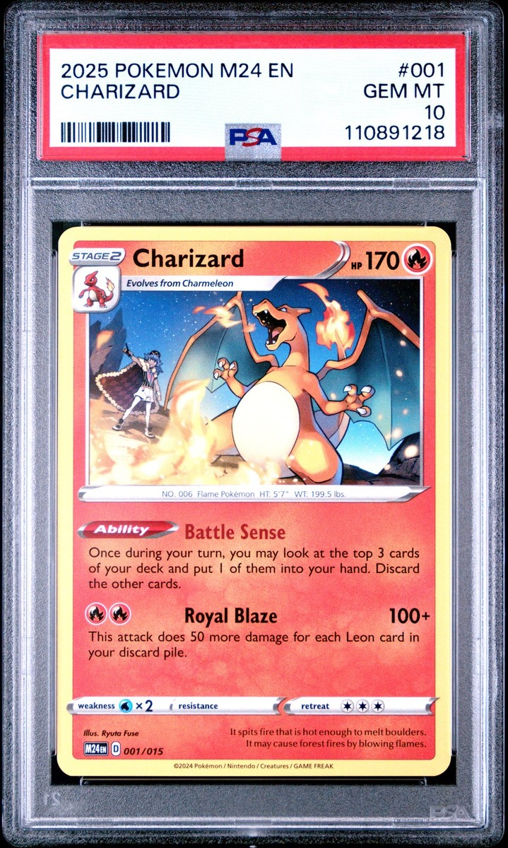 2025 POKEMON M24 EN-MCDONALD'S COLLECTION #001 CHARIZARD PSA 10 | eBay