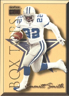 1999 SkyBox Premium Box Tops #10BT Emmitt Smith - FB
