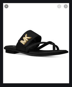 michael kors black and white sandals