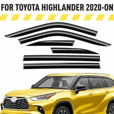 Rain Guards Vent Visors Shade for 2020-2026 Toyota Highlander