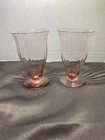 Vintage Cambridge Pink Depression Glass Sundae/Parfait Cups Set of 2