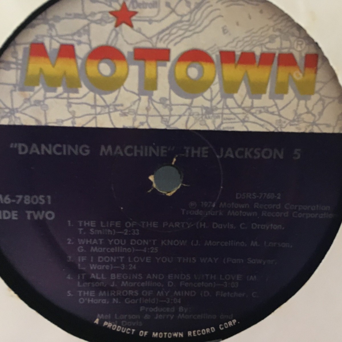 Jackson 5 Dancing Machine レコード VINYL LP 12