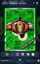 Topps Marvel Collect 2024 Flagship Green Pulsar - Iron Man