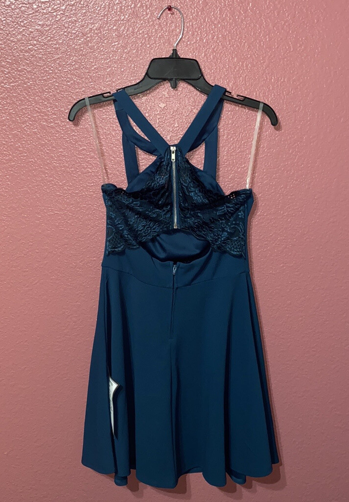 Teal Fit And Flare Dress | eBay
