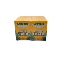 12 Boxes of 12 CRAYOLA  Anti-Dust Chalk No. 1402 Binney  Smith 2002 144 TOTAL