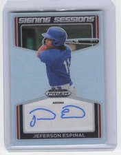 2022 Panini Prizm Draft Picks #SS-JE Jeferson Espinal Signing Sessions