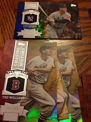 2013 Topps Chasing History Silver Pick two to finish your set