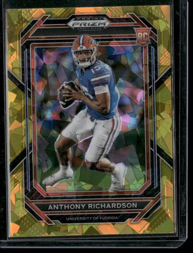 2023 Panini Prizm Draft Picks - Gold Ice Prizm #104 Anthony Richardson (RC)