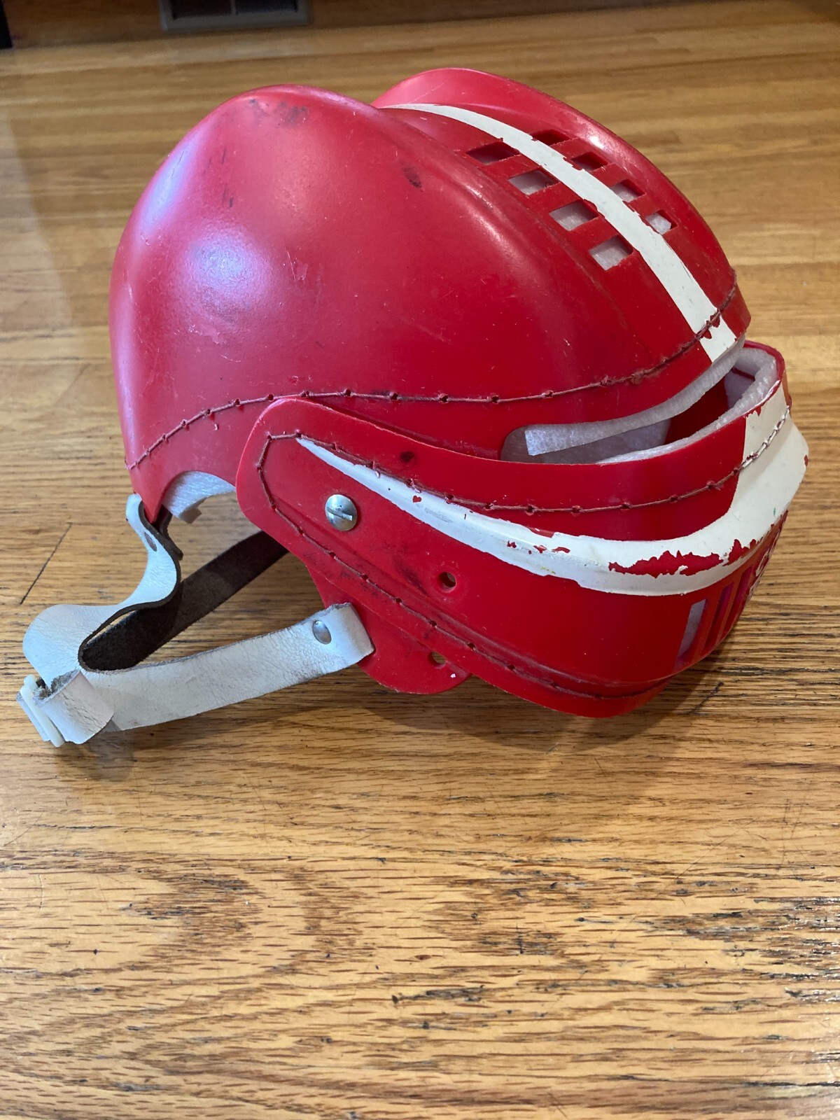 Vintage 1970's CCM Pro Gard Red Hockey Helmet Youth Los Alamos Rams eBay
