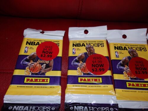 (5) Confezioni Portavalori Sigillate 30 Carte Basket 2014/15 NBA HOOPS - Foto 2 di 9