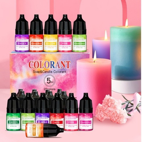 Red Green Liquid Colorant 20 Color Soap Coloring Dye Candle Making