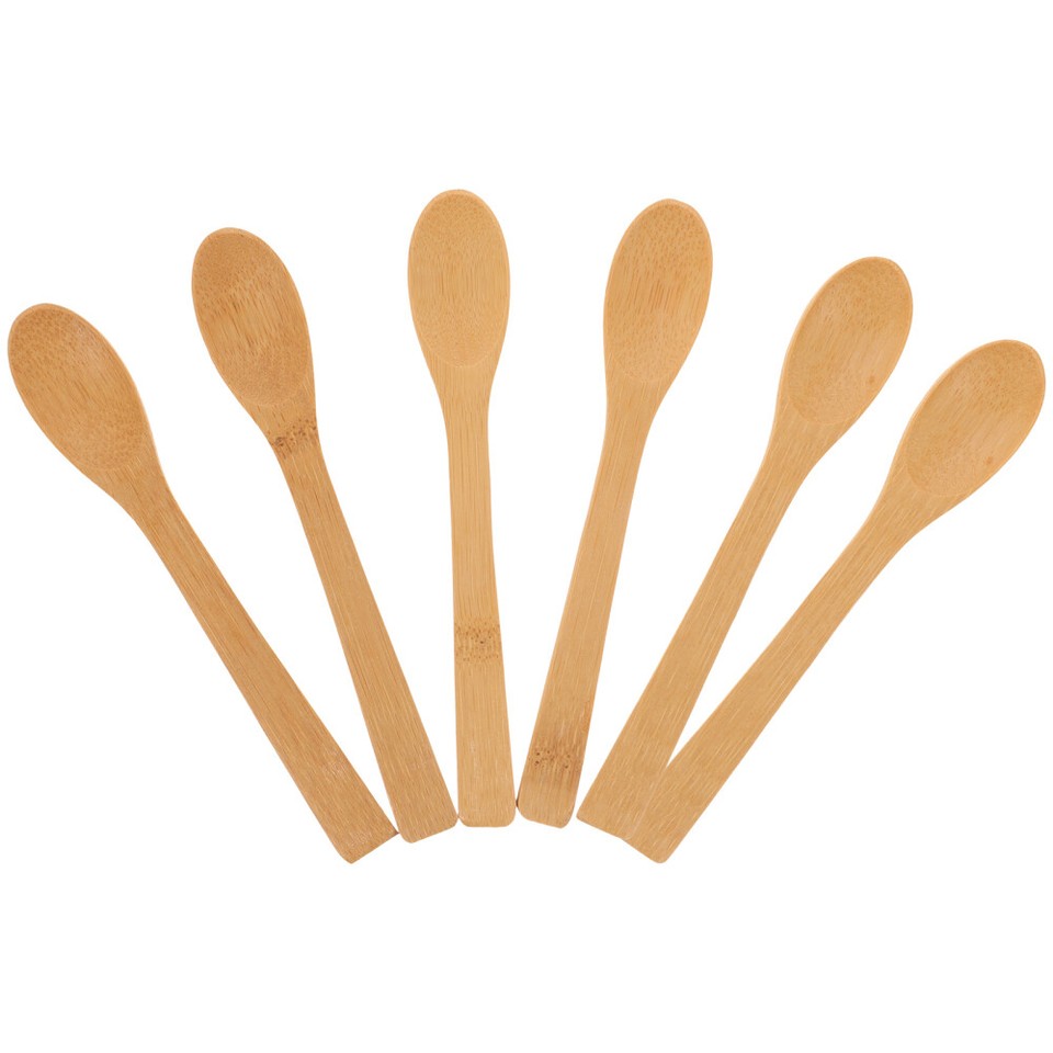 6pcs Salad Spoon Dessert Spoon Coffee Stirring Spoon Honey Spoon Milk