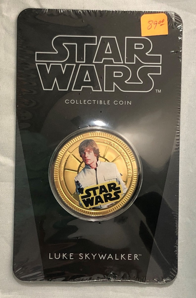 2012 NIUE STAR WARS Luke Skywalker COLLECTABLE COIN NZ MINT $1