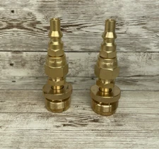 *Lot of 2* 1Lb Propane Adapter Fitting with 1/4 Quick Connect Disconnect Adapter