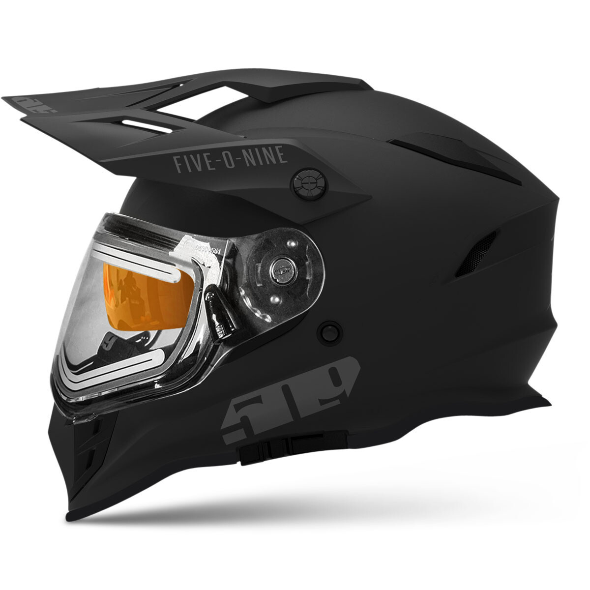 New 2025 509 Matte Ops Delta R3L Ignite Heated Sheild Snowmobile Helmet