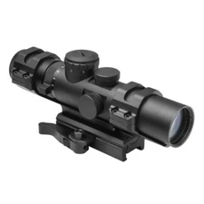 NcSTAR SECXRSM2732 2-7x32 XRS Series Blue Illuminated Tactical Rifle Scope Black