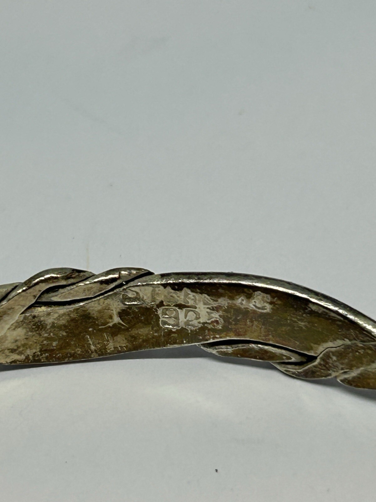 Solid 925 Sterling Silver Bangle Bracelet Gift Je… - image 3