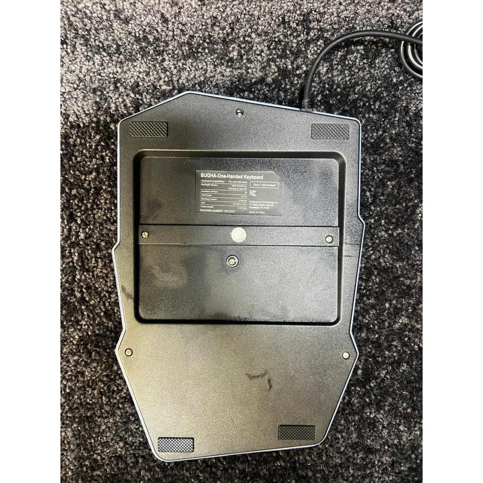 Bugha One Handed Keyboard LED Gaming For PC Light Modes - Tested Working - Image 2 of 3