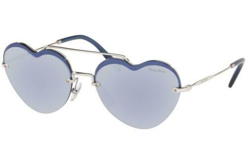 Miu Miu 0MU 55US 1BC178 Silver Irregular Sunglasses Miu Miu 0MU 55US 1BC178 Silver Irregular Sunglasses | eBay main image 2