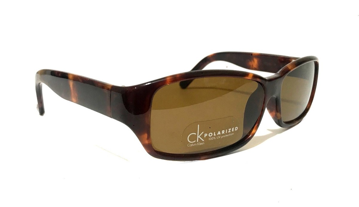 AUTHENTIC Calvin Klein Tortoise Shell Sunglasses Calvin Klein CK20314S 235 Square Club Sunglasses Brown  main image 4