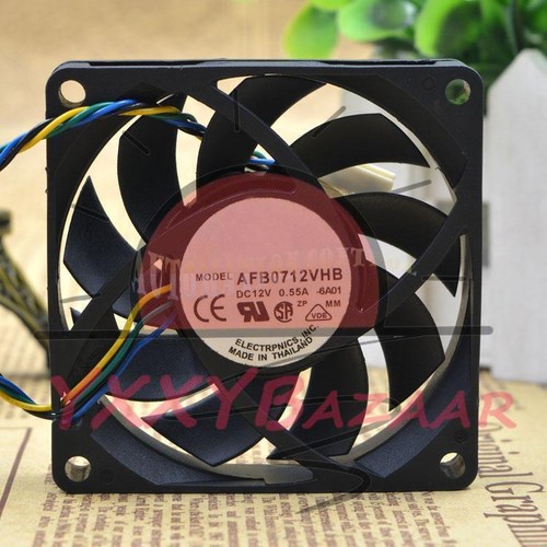 For Delta AFB0712VHB 70x70x15mm DC12V 0.55A CPU Cooling Fan 4pin~ - 第 1/2 張圖片