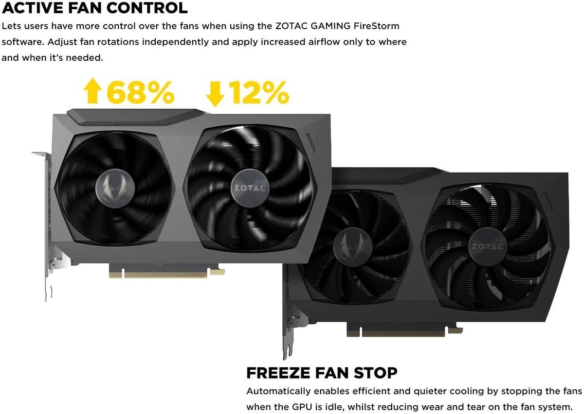 zotac gaming geforce rtx 3070 twin edge oc, Non LHR, Black, GDDR6, IceStorm  2.0