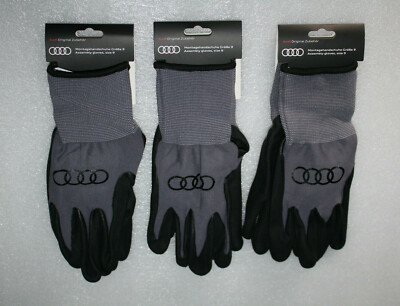 BGS MONTAGEHANDSCHUHE Gr. 8 9 10 11 Je 1 6 12 PAAR MECHANIKER ARBEITS HANDSCHUHE