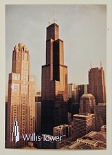 Illinois Postcards. Chicago.  Downtown.  Skydeck Willis Tower.