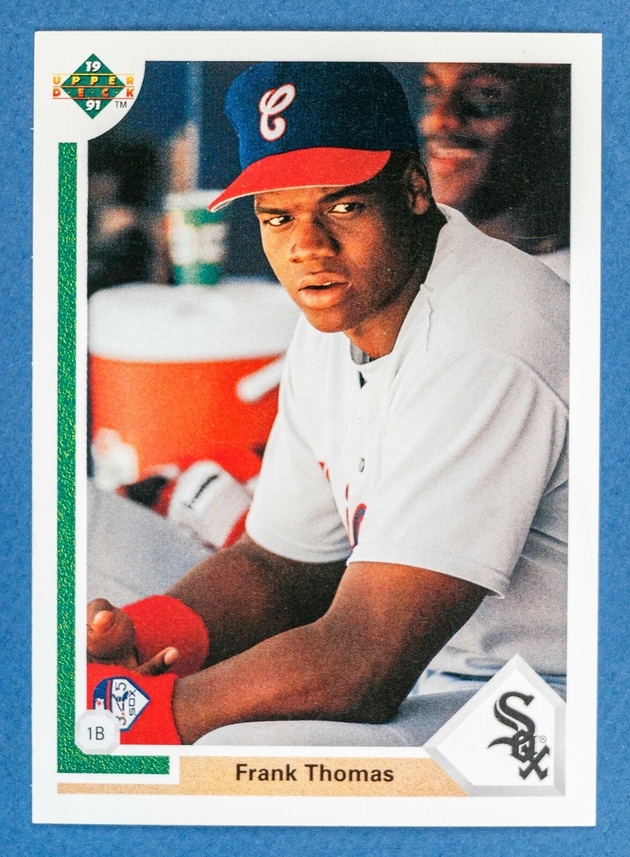 ThomasKong サイン会　特典カード　フォトカード Frank Thomas #246 (1991 Upper Deck) Rookie Baseball Card, Chicago