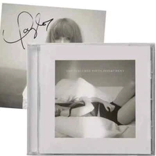🔥 Taylor Swift The Tortured Poets Department CD SIGNED Insert TTPD NEW SEALED