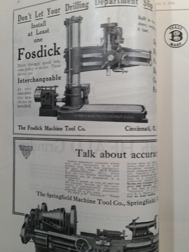 March 2, 1916 American Machinist Magazine Brown Sharpe Heavy Milling Machines - Imagen 12 de 24