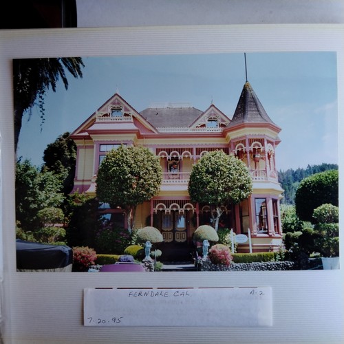 Ferndale California Painted Lady Victorian July 20th 1995 8x12 Color Photograph - Picture 2 of 3