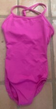 Eurotard Gymnastics, Dance Pink Leotard Size Int Child 6x-7 Excellent