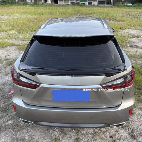 Glossy Black Rear Middle Wing Spoiler Lip Bodykit For 2016-2022 Lexus RX350 450h - Picture 14 of 20
