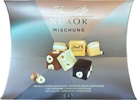 Lindt Nuxor Gianduja Mischung Kissen | Weiss, Feinherb & Milch 206G