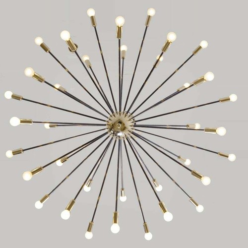 Lámpara de techo grande Mid Century Sputnik, lámpara Hawkins, lámpara - Imagen 3 de 8